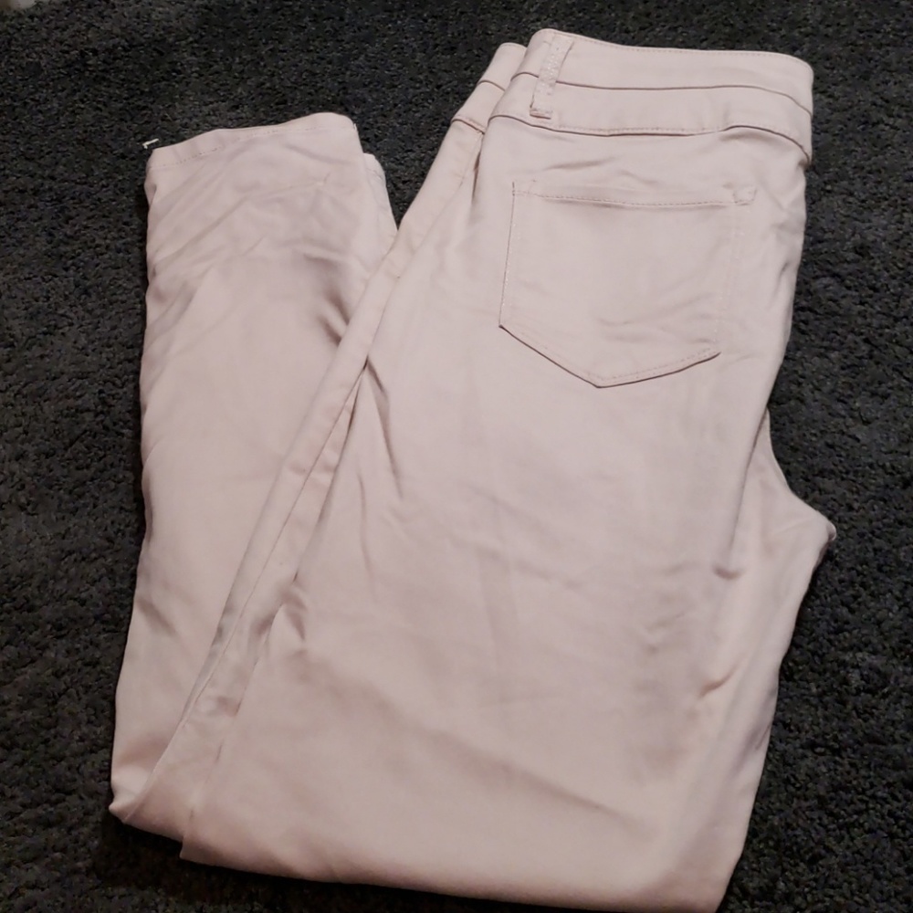 Pale pink pants